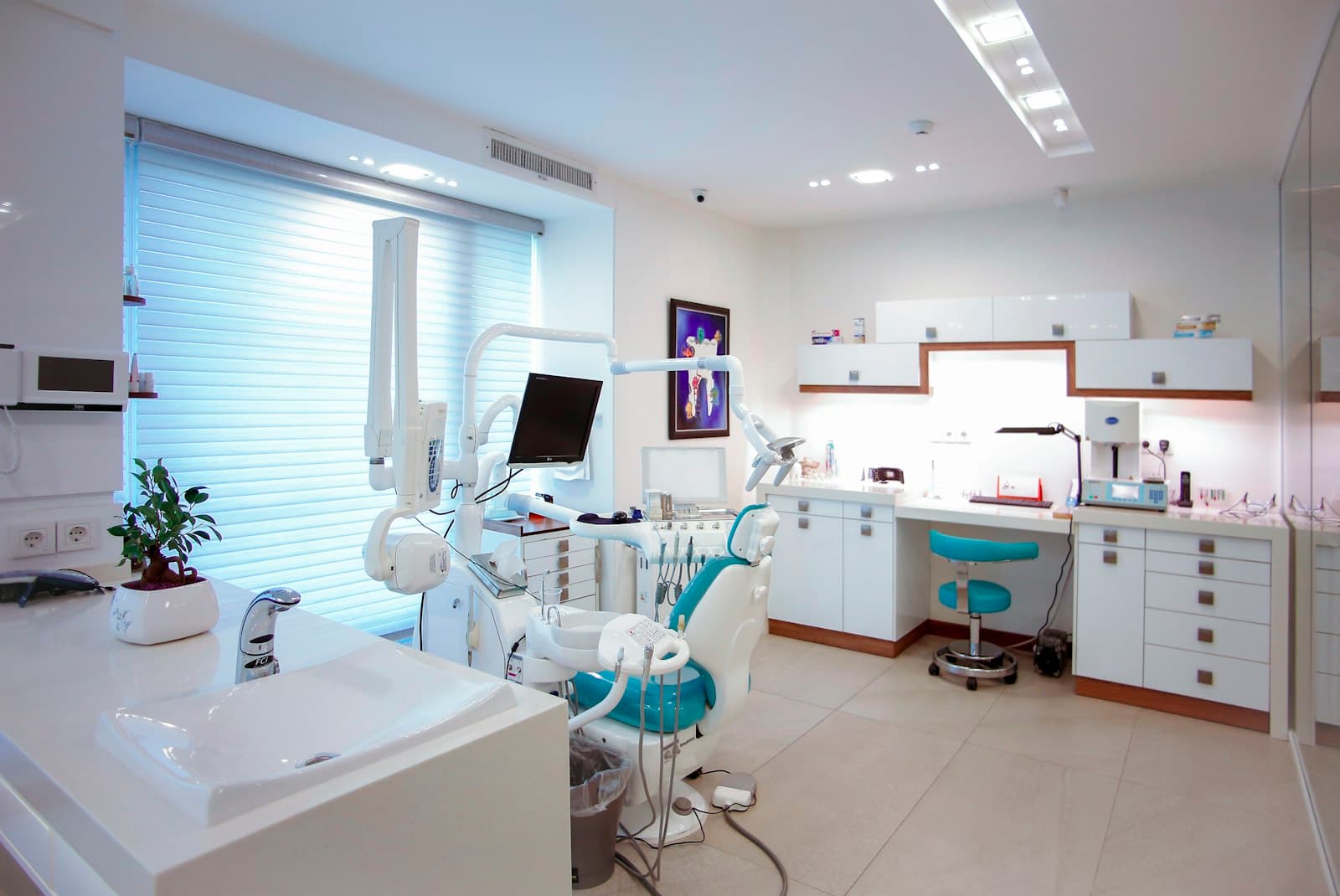 A treatment room at Johns Creek Family Dentistry, serving Milton
